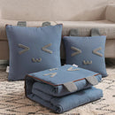 Axyaa Cartoon Pillow Quilt - 2-in-1 Multi-Functional Blanket and Pillow