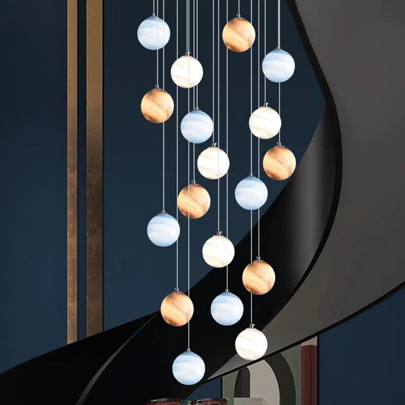 Axyaa Modern LED Chandelier Pendant Hanging Ceiling Light Dining Room Decor