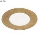 Axya Meteor Shower Dinner Plate Set - Elegant Ceramic Tableware Plate