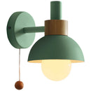 Axyaa Nordic Macaron Children's LED Wall Lamp for Home Indoor Lighting Fixtures