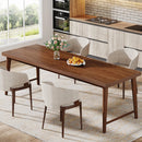 Axyaa 78.7-Inch Mid-Century Modern Dining Table for 6-8 People