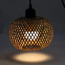 Axyaa LED Bamboo Woven Ceiling Light Fixture - Decorative Lighting