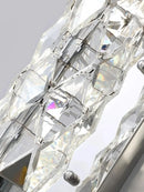 Axyaa Crystal LED Wall Lamp: Minimalist Luxury for Living Room & Bedroom