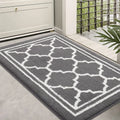 Axyaa Solid Mat 80x120cm Non-Slip Entrance Door Rug for Home Living Room Kitchen Hallway