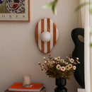 Axyaa Marble Wall Sconce: Modern Irregular Stone Lamp for Interior Decor