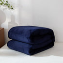 Axyaa Winter Grid Flannel Blanket | Thick Fleece Sofa Cover | Soft & Cozy Bedspread