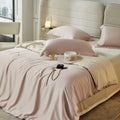 Axyaa Soft Lyocell Bedding Set with Duvet Cover, Sheet & Pillowcases