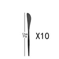 Axyaa Stainless Steel Cutlery Set - 10 Pieces of Mirror Flatware Tableware