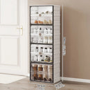 Axyaa Shoe Cabinet: Large Space-Saving Shoe Rack for Sneakers/Boots, Collapsible Organizer