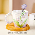 Axyaa Lily of The Valley 3D Flower Cup and Spoon Set