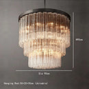 Axyaa Luxury Grand Square Chandelier Pendant Light for Living Room and Restaurant Home Decor