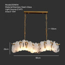 Axyaa French Style Minimalist Chandelier Full-Spectrum Lamp for Bedroom, Living Room, Dining Room