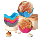 Silicone Burger Tray: Reusable Sandwich Holder by Axyaa for Kitchen Storage
