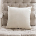 Axyaa French Cream Jacquard Sofa Cushion Cover 45X45 Luxury Decorative Pillowcases