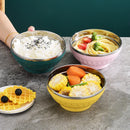 Axyaa 304 Stainless Steel Double-layer Heat Insulation Large Capacity Soup Bowl
