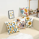 Embroidered Bohemian Pillow Cover by Axyaa - 45x45 Decorative Cushion Case