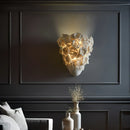 Axyaa LED Resin Carved Flower Wall Light for Home Hotel Decor