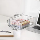 Axyaa Desktop Organizer Drawer Box: Large Capacity Stationery & Cosmetics Storage Shelf