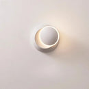 Axyaa Brushed Aluminum Wall Sconce for Living Room Bedroom - 360 Rotation, Indoor Lighting