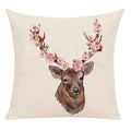Milu Deer Pattern Print Pillow for Home Decor by Axyaa