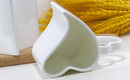 Axyaa Lover Thermal Cup Set, Fine Bone  Espresso Heart Shaped Mug