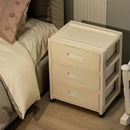Axyaa Cream 3-6 Tier Rolling Storage Cabinet for LivingRoom/Bedroom/Study Organization