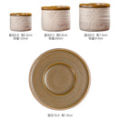 Axyaa Desert Camel Coarse Pottery Espresso Coffee Cup - Creative Ceramic Mug