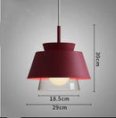 Axyaa Nordic Iron Glass Pendant Chandelier for Dining Room Kitchen Bedroom