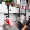 Axyaa Fireplace Garland Holder: Adjustable Mantle Hanger with Dual Hooks