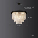 Axyaa Crystal Chandelier Ceiling Lamp for Modern Dining Room Decor