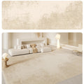Axyaa French Cream Waterproof Carpet - Soft Fluffy Area Rug for Bedroom and Living Room
