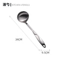 Axyaa Stainless Steel Kitchenware Set: Spatula, Rice Spoon, Colander, Utensils