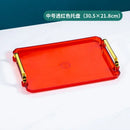 Axyaa Plastic Storage Racks for Drain Cups, Upside-down Plates, Teacups, and Cake Plate Tray