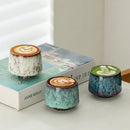 Axyaa Ceramic Espresso Coffee Cup Tea Set for Living Room Decoration