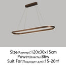 Axyaa Nordic LED Aluminum Ceiling Chandelier for Kitchen Living Room