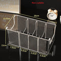 Axyaa Spice Organizer Dividers Tea Snack Clear Storage Bins Display Containers
