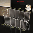 Axyaa Spice Organizer Dividers Tea Snack Clear Storage Bins Display Containers