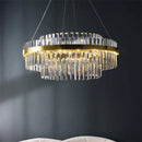 Axyaa Luxury Crystal Chandelier Indoor Ceiling Pendant Light
