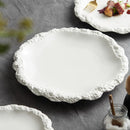Axyaa Rockpattern Swing Plate Vegetable Plate Ceramic Tableware