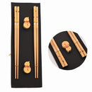 Axyaa Wood Sushi Chopsticks Set - Japanese & Chinese Tableware Gift