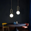 Axyaa Nordic Glass Ball Pendant Light