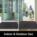 Axyaa Low Profile Entry Door Mat for Home Decor and Non-slip Protection