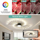 Axyaa LED Ceiling Lamp: Modern Nordic Living Room Light for Home Decor