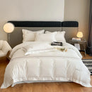 Axyaa Pure Cotton Embroidered Four Piece Bedding Set
