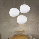 Axyaa Round Glass Pendant Lights - Stylish Ceiling Lamps for Living Room