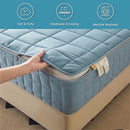 Axyaa Quilted Fitted Mattress Cover with Zipper - All-Inclusive Soft Protector