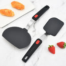 Axyaa Silicone Frying Spatula for Fish Steaks, High-Temperature Resistant Kitchen Utensil