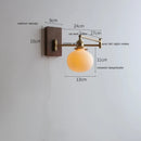 Axyaa Wood Canopy LED Wall Lamp with Pull Chain Switch