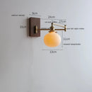 Axyaa Modern LED Wall Lamp with Pull Chain Switch for Bedroom Living Room