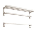 Axyaa Foldable Aluminium Towel Rack, Wall Mounted Bathroom Hardware Set
